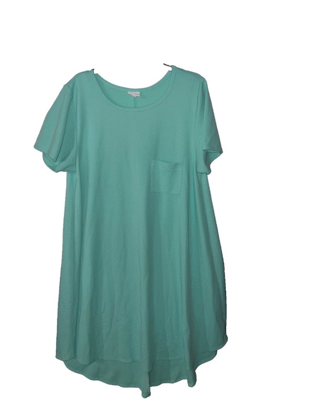 LulaRoe womans mint green maxi dress short sleeve mint green plus size 3XL S/S